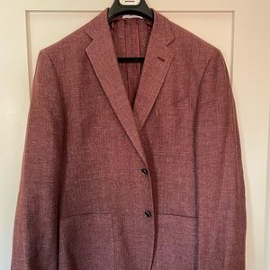 Nordstrom Signature Wool/Linen Lanificio Comero Sport Coat Men's 46R